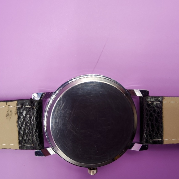 Funny I'm Late Black and silver Watch - Ironically Needs New Battery - Picture 4 of 5